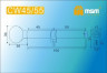 Цилиндровый механизм Msm CW100 SN 45*55 кл-верт (матовый никель) перфо