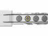 Цилиндр Evva MCS 137 мм 66x71 ключ-вертушка