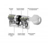 Цилиндр Evva ICS 122 мм 41x81 ключ-ключ (никель)