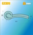 Ручки раздельные MSM R412 AС (медь) на круглом основании