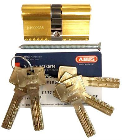 Механизм цилиндровый Abus Bravus 4000 MX (Абус) 75 мм (35*40) латунь, кл/ключ