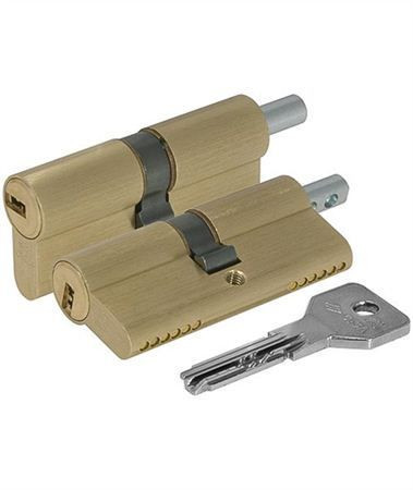 Механизм цилиндровый Cisa Asix 120 мм (65*55В) кл/верт (латунь)